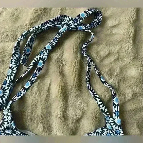 Kona Sol Apron Back Halter Neck Tankini Blue size S - Picture 11 of 14